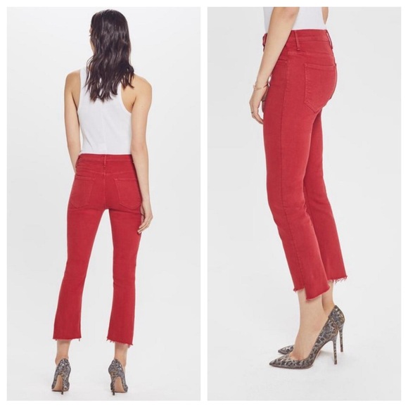 Mother The Insider Crop Step Fray in Second Chance Jeans - Picture 3 of 9